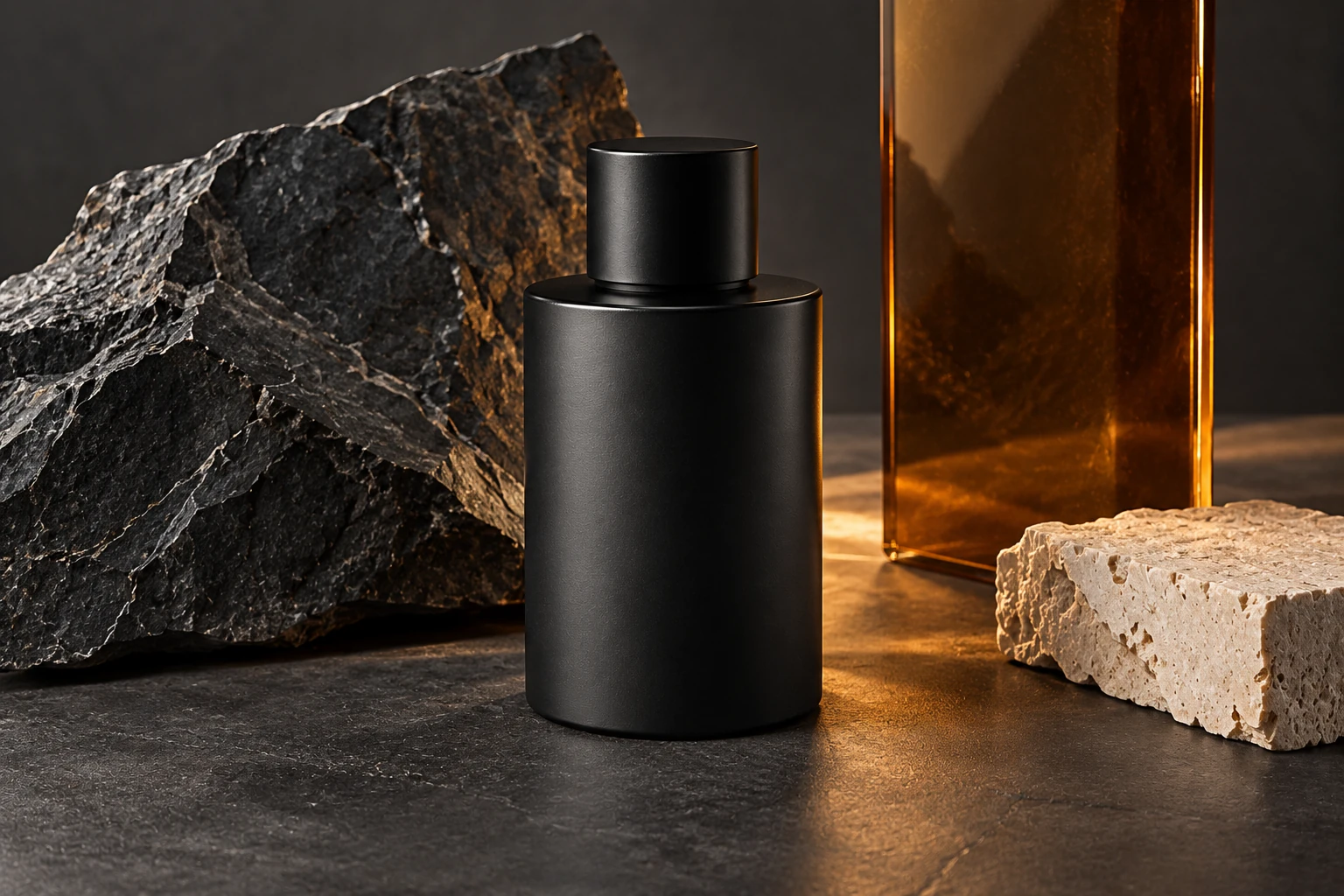 Fictional fragrance launch — existing illustrative creative asset