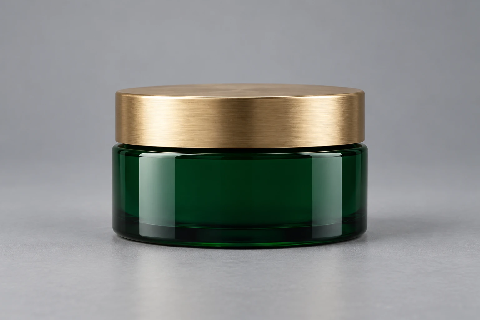 Reference B: green jar with a gold cap